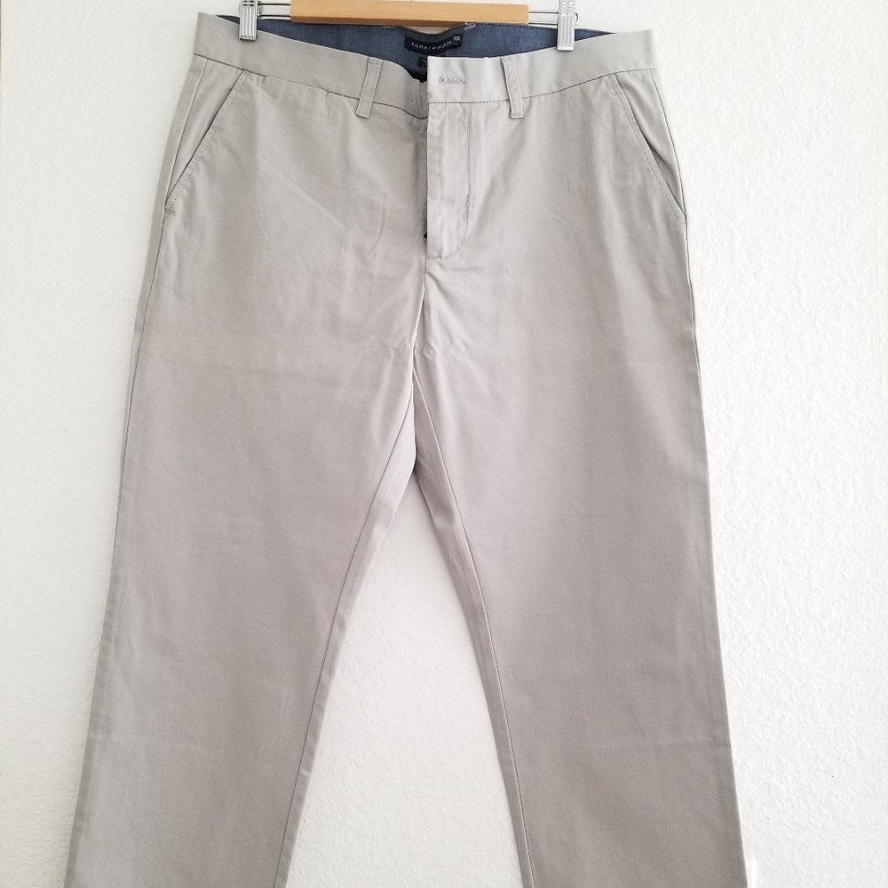 Tommy Hilfiger Mens Pants Gray Size 36/30 - Picture 3 of 9